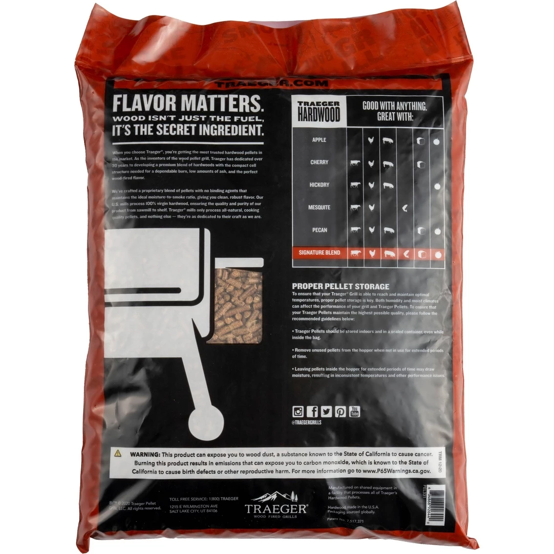 Hot Sale π― Traeger Signature Blend Hardwood Pellets 20 Lb. π - Image 2
