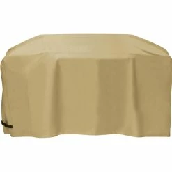 Coupon 😀 Smart LIving Two 🦮 Dogs Designs 88 In. Cart Style Grill Cover, Khaki 🤩