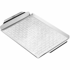 Best Pirce 🤩 Weber Stainless Steel Deluxe Grilling Pan 💯