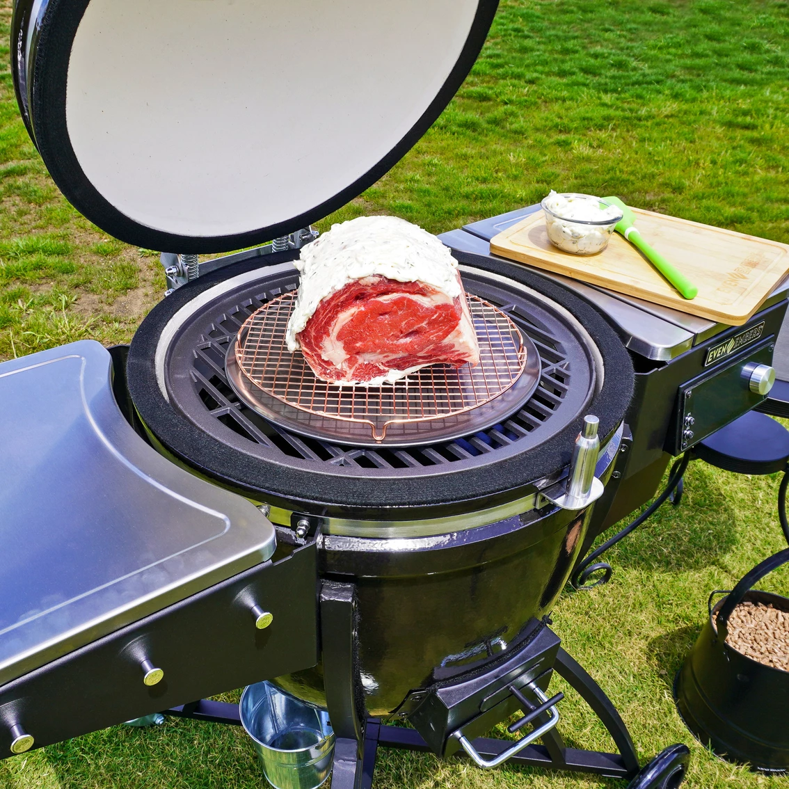 Promo 𧨠Even Embers Pellet Fueled Ceramic Egg π - Image 6