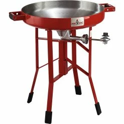 Best deal ⌛ FIRE DISC FIREDISC – 24” SHORT PORTABLE PROPANE COOKER/GRILL-FIREMAN RED ⌛