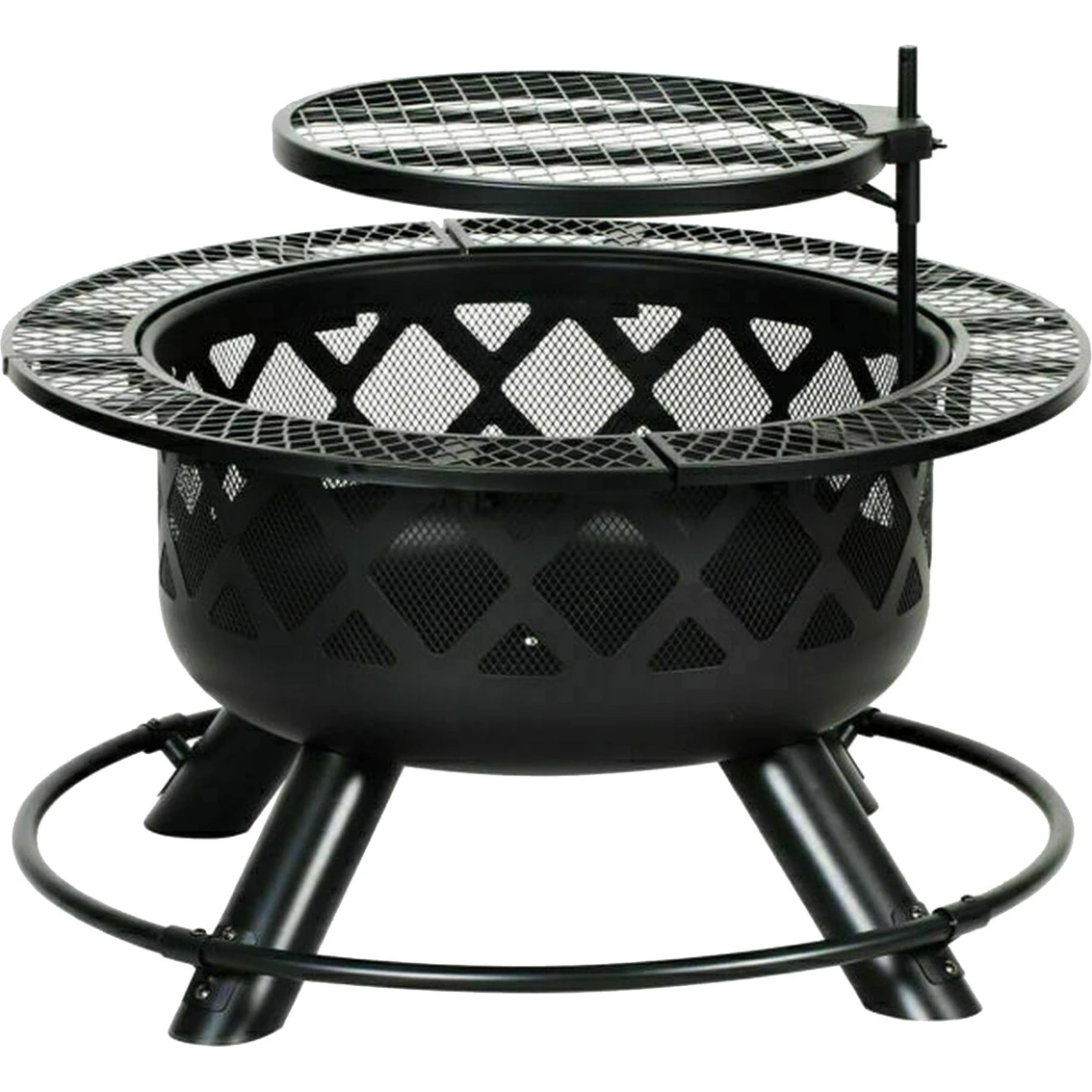 Best Sale π Other Brands HEATMAXX 32 In. Wood Fire Pit And Grill π₯