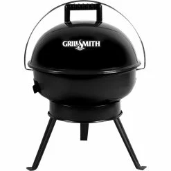 Cheap π GrillSmith Picnic 14 In. Charcoal Grill With Hinged Lid β€οΈ