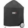 Best Pirce ✔️ Weber 26.5 In. Kettle Grill Cover With Storage Bag 🎁